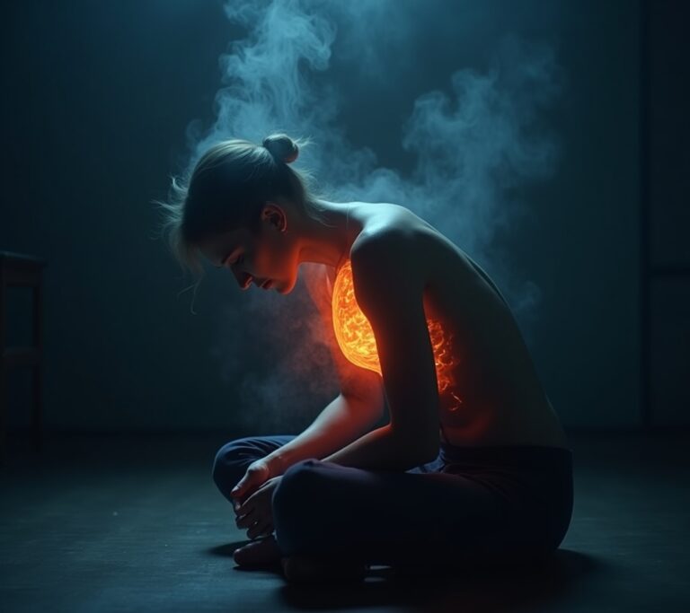 Inflammation diagram illustration