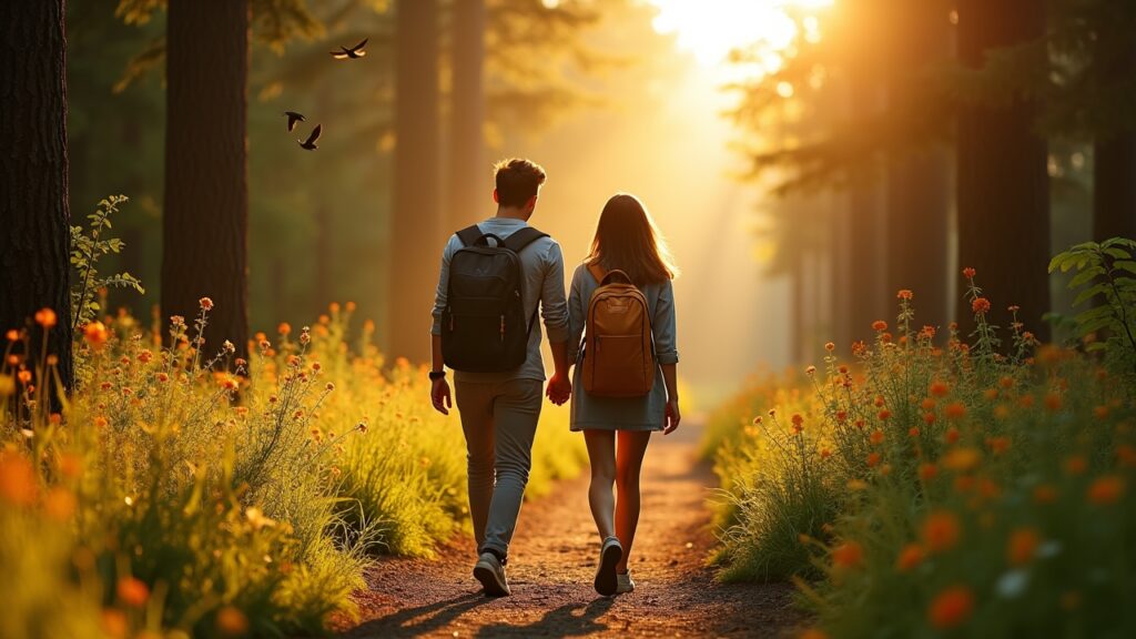 Nature walk without devices